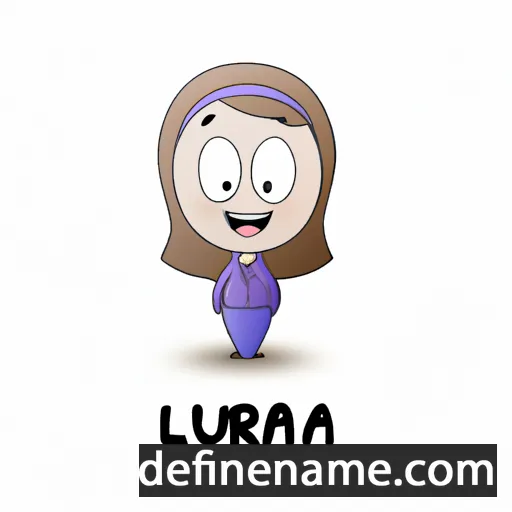 cartoon of the name Lauramaija