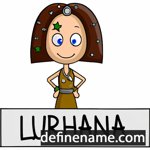 cartoon of the name Laureana