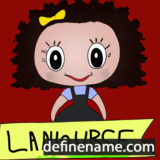 cartoon of the name Laurencie