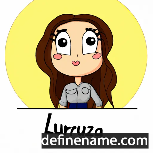 cartoon of the name Laurenza