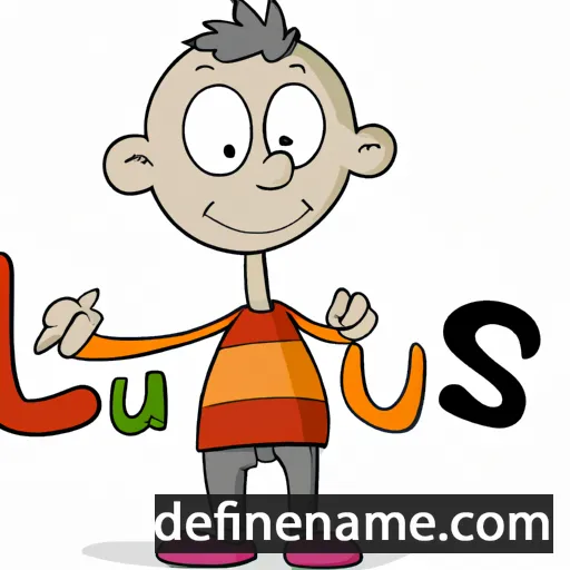 cartoon of the name Laus