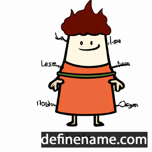 cartoon of the name Lava