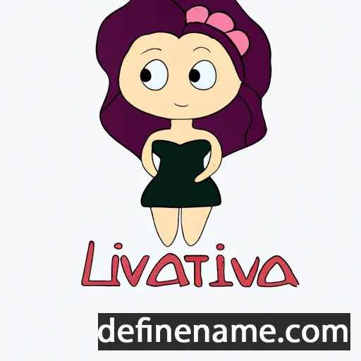 cartoon of the name Lavínia