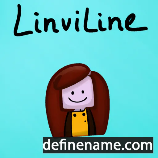 cartoon of the name Lavinie