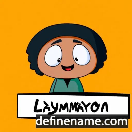 cartoon of the name Layamon