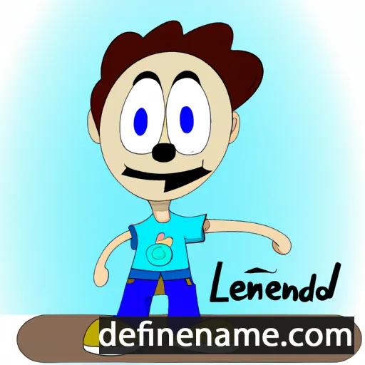 Léandro cartoon