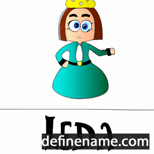 cartoon of the name Léda