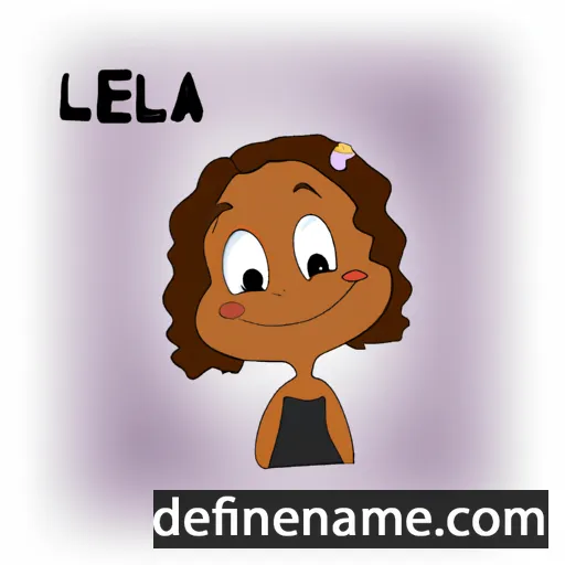 cartoon of the name Lélia