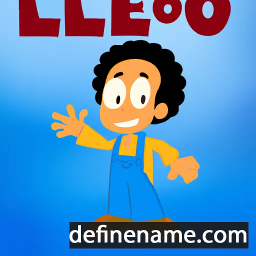 cartoon of the name Lélio