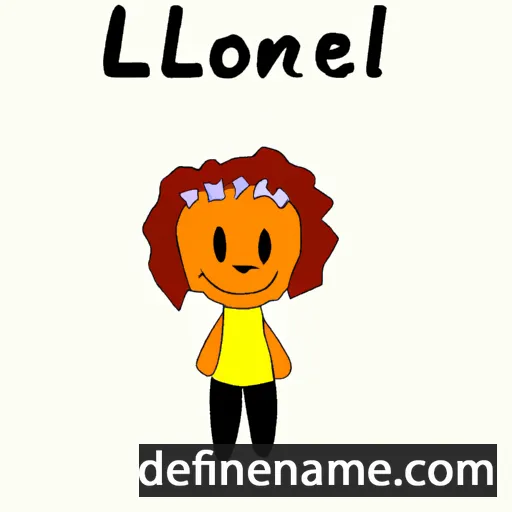 cartoon of the name Léonelle