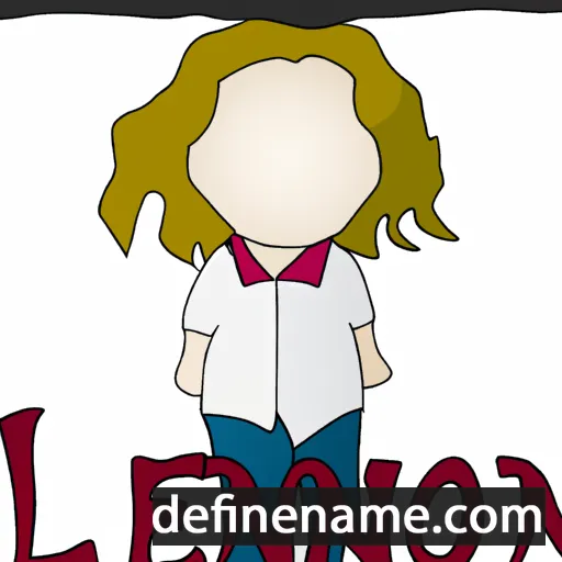 cartoon of the name Léonien