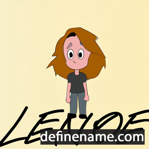 cartoon of the name Léonine