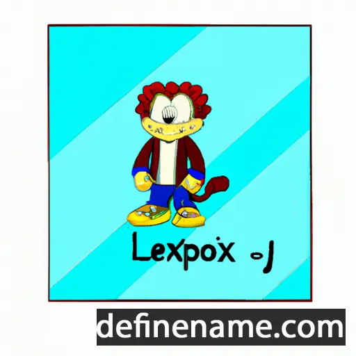 Léophélix cartoon