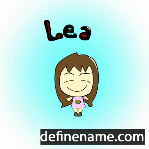 cartoon of the name Leala