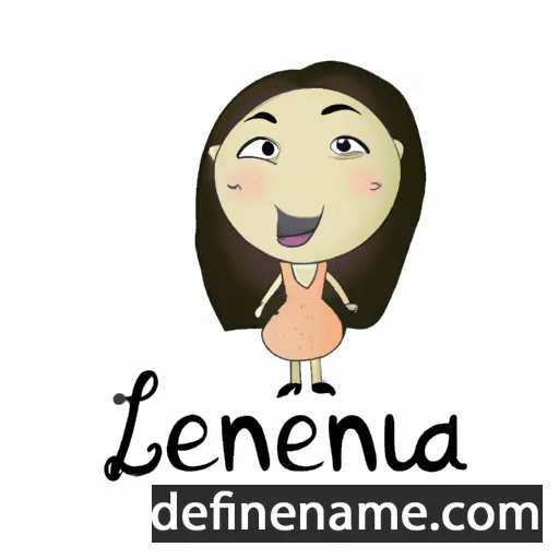 cartoon of the name Leaneira