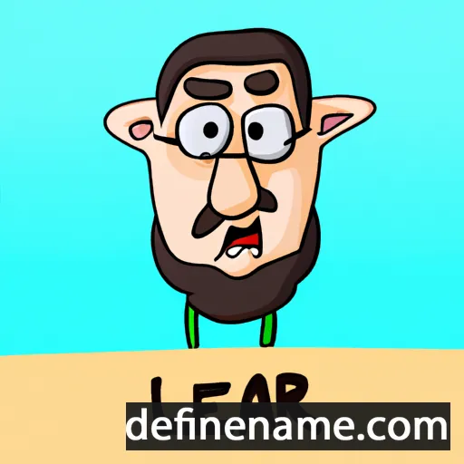 cartoon of the name Lear