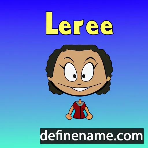 cartoon of the name Learie