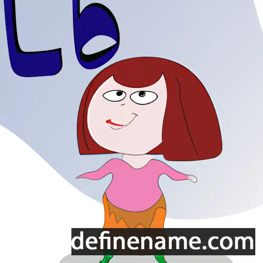 cartoon of the name Leba