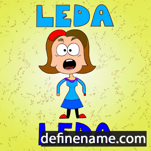 cartoon of the name Leda