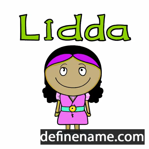 cartoon of the name Ledicia