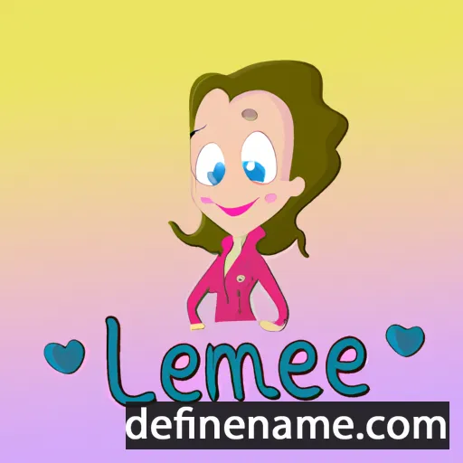 cartoon of the name Leemarie