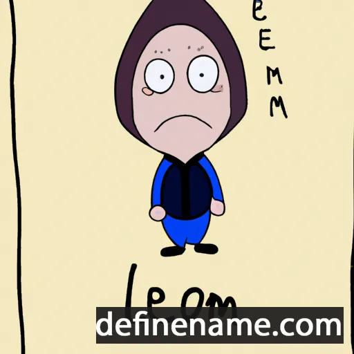 cartoon of the name Leerom