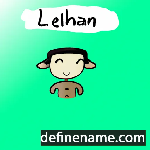 cartoon of the name Leethan