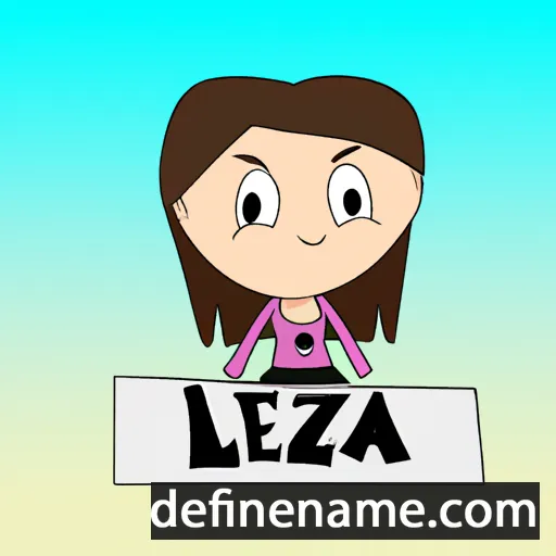 Leeza cartoon