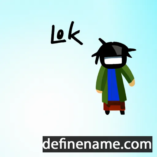 cartoon of the name Leiko