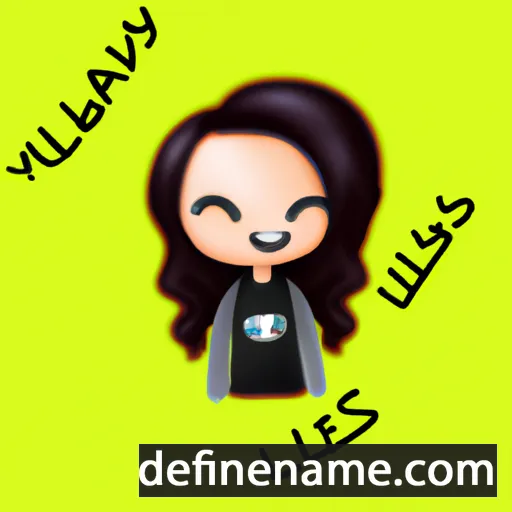 cartoon of the name Leilanys