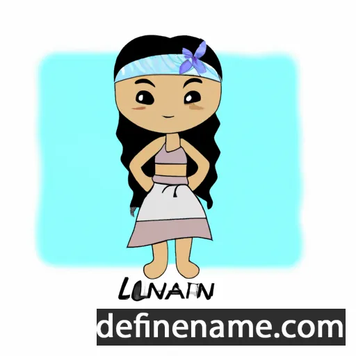 cartoon of the name Leinani