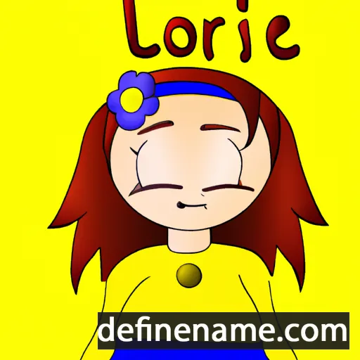 cartoon of the name Leiore