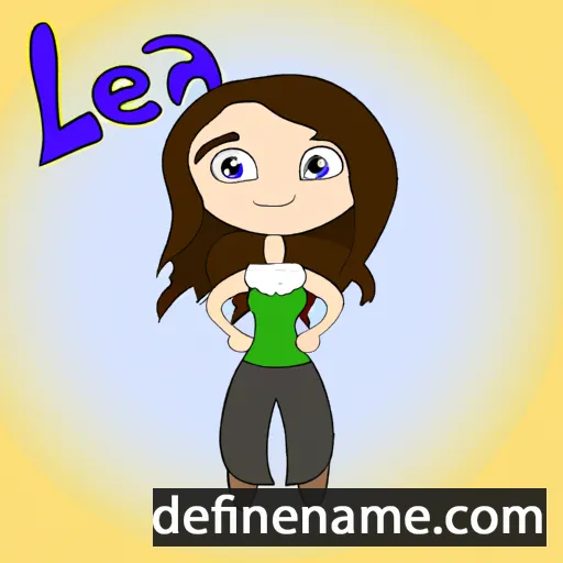 cartoon of the name Leira