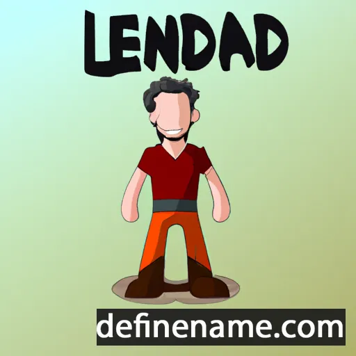 cartoon of the name Lejend