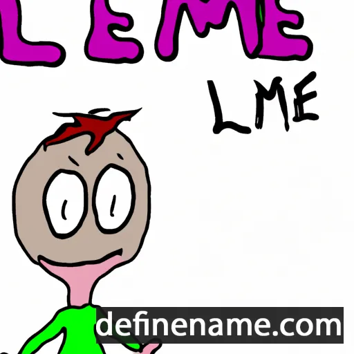 cartoon of the name Lemme