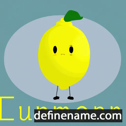 cartoon of the name Lemon