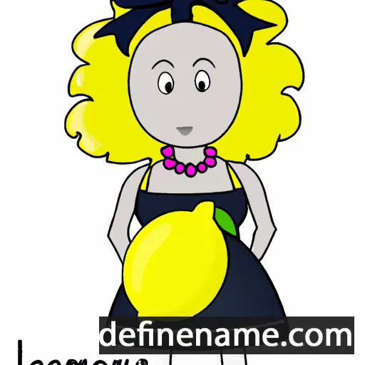 cartoon of the name Lemonia