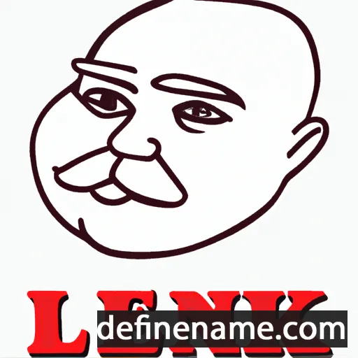 cartoon of the name Lenin