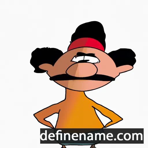 cartoon of the name Leninha