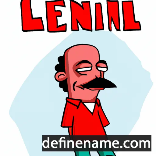 cartoon of the name Leninho