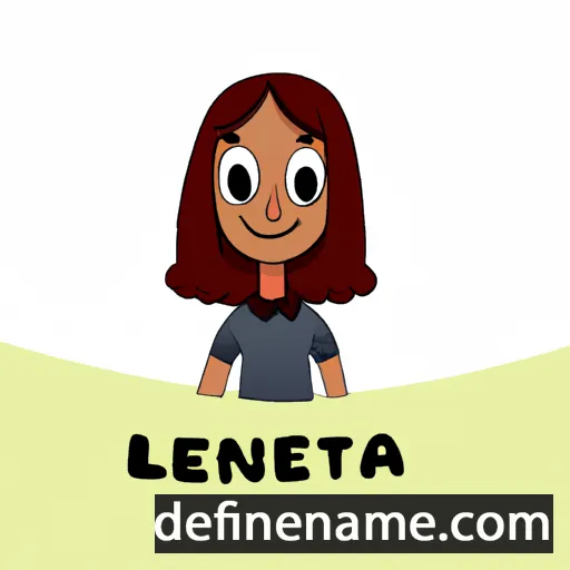 Lenita cartoon