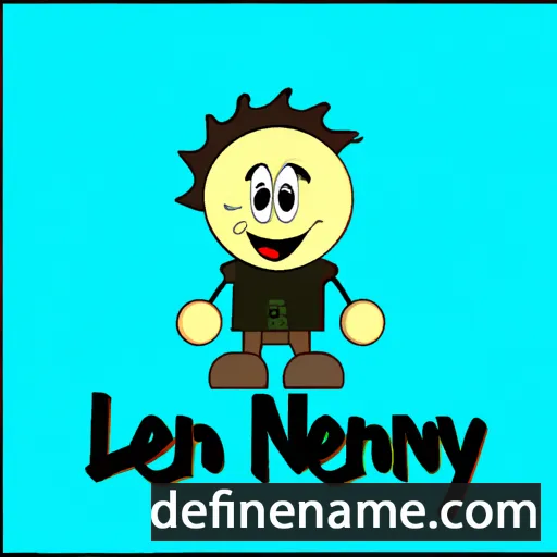 cartoon of the name Lennyn