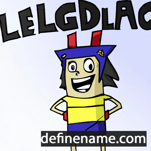 cartoon of the name Leodegario