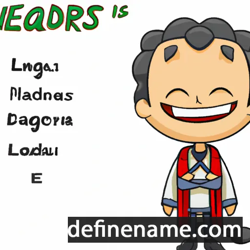 cartoon of the name Leodegarius