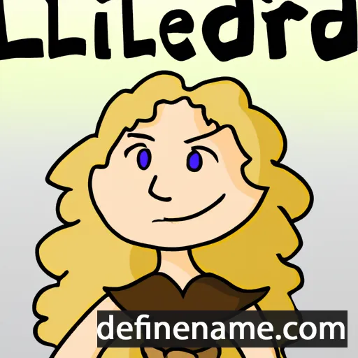 cartoon of the name Leofhild