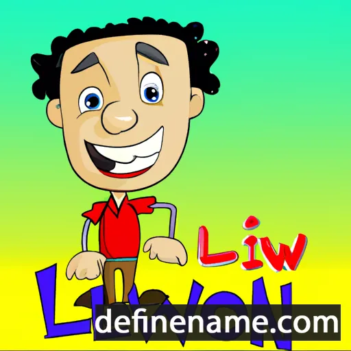 cartoon of the name Leofwin