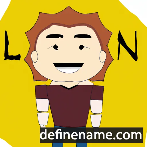 cartoon of the name Leonam