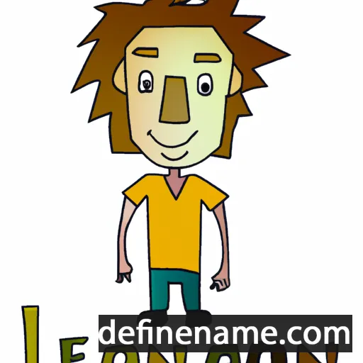 cartoon of the name Leonan