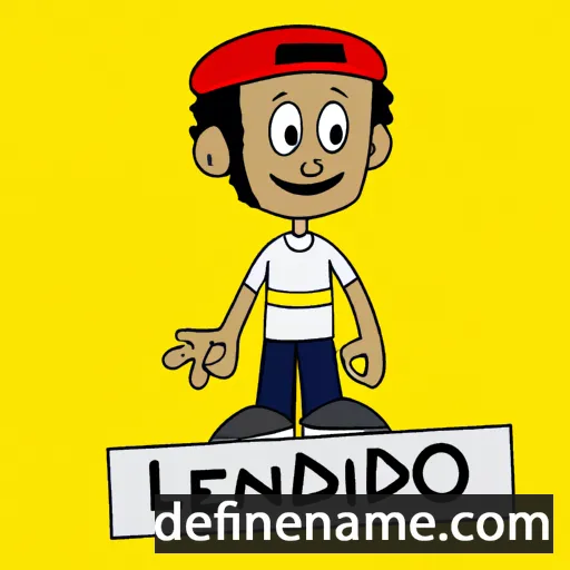 cartoon of the name Leonardos