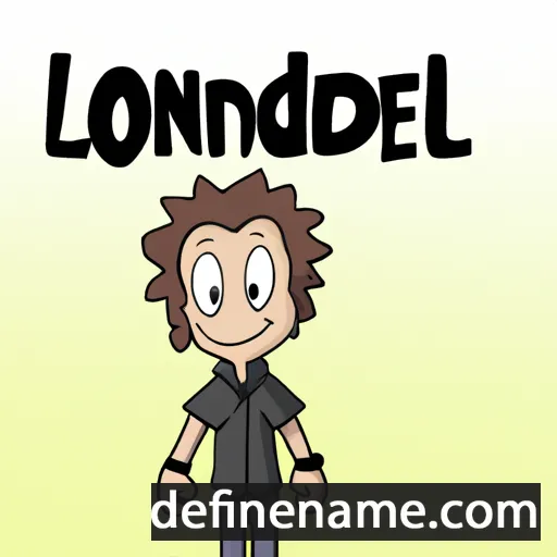 cartoon of the name Leondre